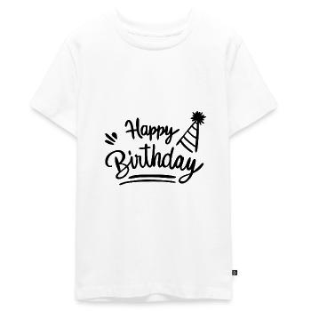 Birthday Gift Party - Teenager Premium Organic T-Shirt - white - Front - AI Model Teenager Male light (155cm)