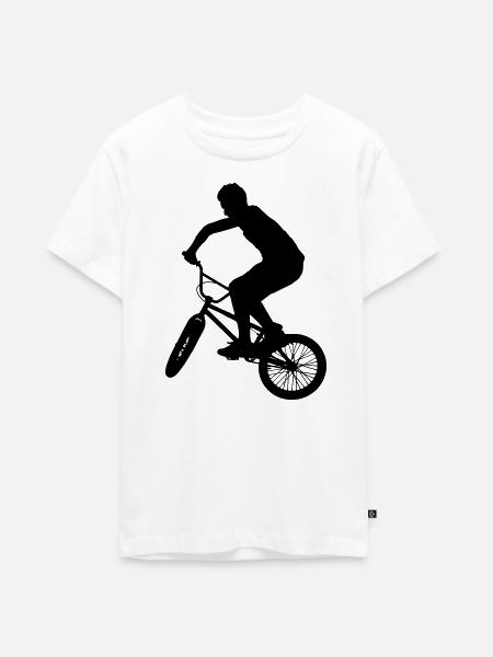 BMX - Teenager Premium Bio T-Shirt - Weiß