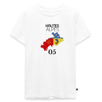 Hautes-Alpes - Teenager Premium Bio T-Shirt - Weiß - Vorne - AI Model Teenager Male light (155cm)