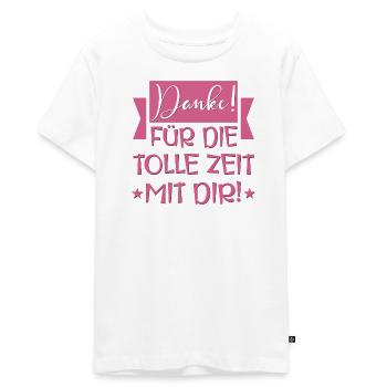 Abschiedsgeschenke - Tolle Zeit Sprüche - Teenager Premium Bio T-Shirt - Weiß - Vorne - AI Model Teenager Male light (155cm)