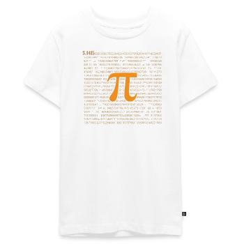 Pi Day - Happy Pi Day - Teenager Premium Organic T-Shirt - white - Front - AI Model Teenager Male light (155cm)