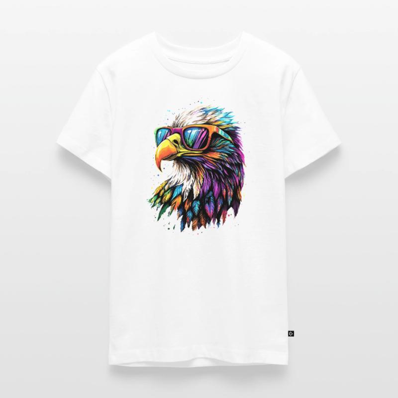 Eagle Bald Eagle Golden Eagle White-tailed Eagle Teenager Premium Organic T-Shirt