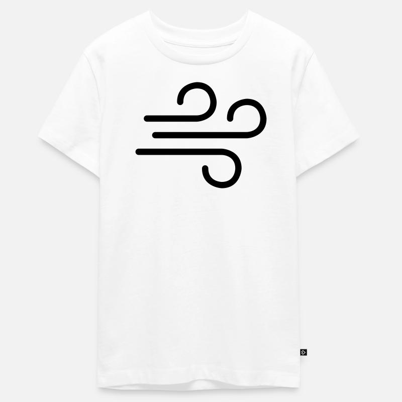 Vent - T-shirt Premium bio Ado - blanc