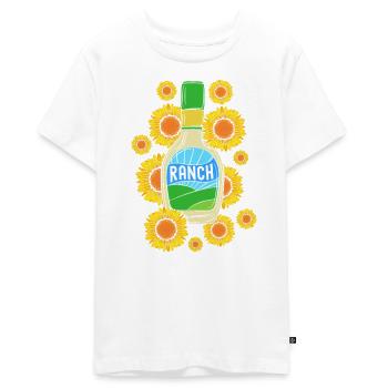 dressing - Teenager Premium Organic T-Shirt - white - Front - AI Model Teenager Male light (155cm)
