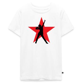Sänger – Sänger – Lied – Gesang - Teenager Premium Bio T-Shirt - Weiß - Vorne - AI Model Teenager Male light (155cm)
