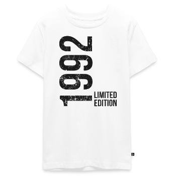 34e anniversaire Homme Femme 34 ans 1992 Anniversaire - T-shirt Premium bio Ado - blanc - Devant - AI Model Teenager Male light (155cm)