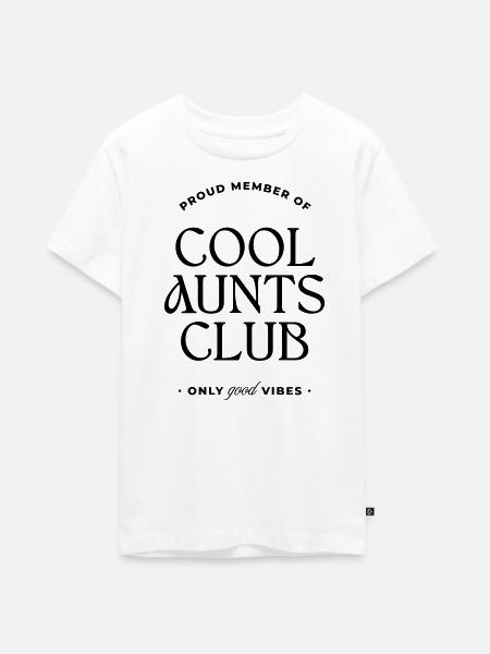 Cool Aunts Club - Teenager Premium Bio T-Shirt - Weiß