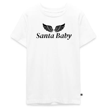Le fichier de conception manque - T-shirt Premium bio Ado - blanc - Devant - AI Model Teenager Male light (155cm)