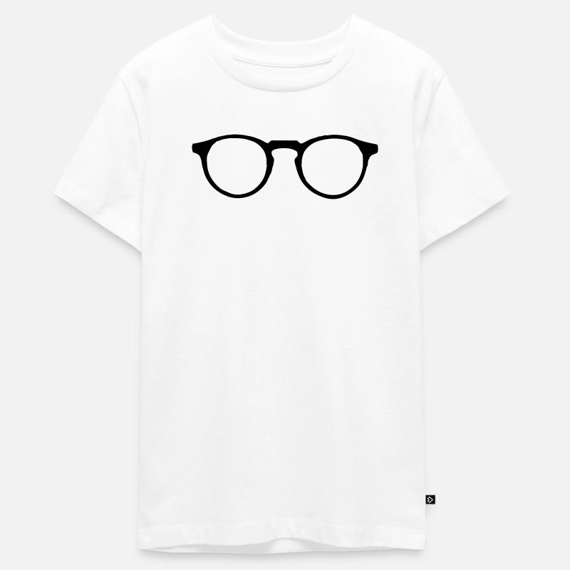 Lunettes - T-shirt Premium bio Ado - blanc