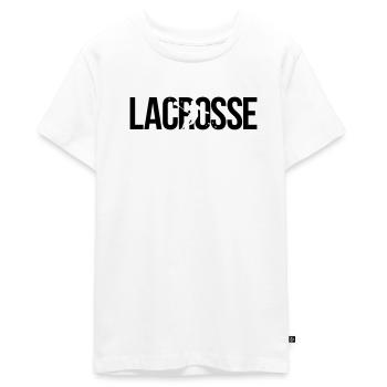 lacrosse - Teenager Premium Bio T-Shirt - Weiß - Vorne - AI Model Teenager Male light (155cm)