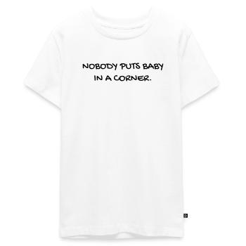 Cinéma / Citation / Série télé / Geek - T-shirt Premium bio Ado - blanc - Devant - AI Model Teenager Male light (155cm)