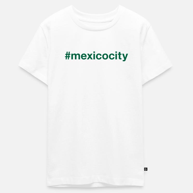 Hashtag de Mexico - T-shirt Premium bio Ado - blanc