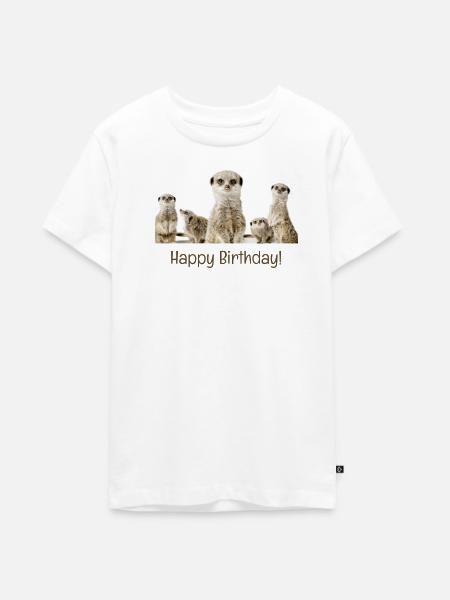 Happy Birthday - Teenager Premium Bio T-Shirt - Weiß