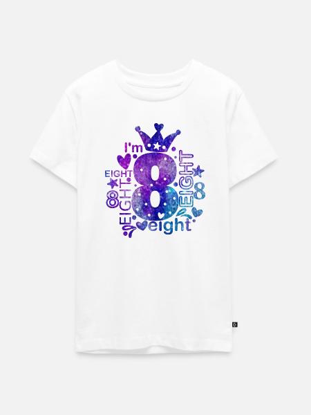 I'm 8 - Teenager Premium Bio T-Shirt - Weiß