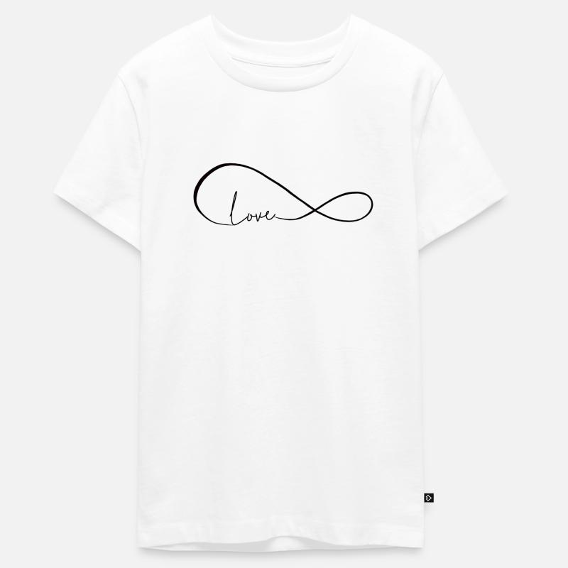 Amour infini - T-shirt Premium bio Ado - blanc