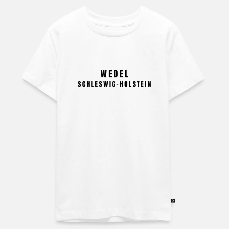Wedel Schleswig-Holstein - T-shirt Premium bio Ado - blanc
