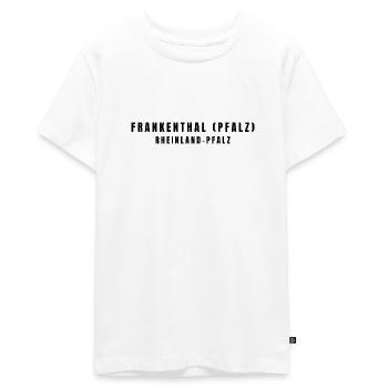 Frankenthal (Pfalz) Rheinland-Pfalz - Teenager Premium Bio T-Shirt - Weiß - Vorne - AI Model Teenager Male light (155cm)