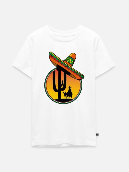 Sombrero - Teenager Premium Bio T-Shirt - Weiß