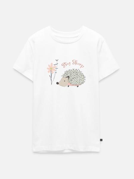 Igel | Igel - Teenager Premium Bio T-Shirt - Weiß