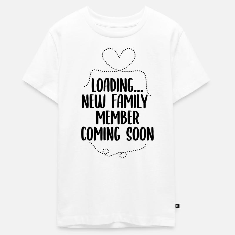Annonce de grossesse - T-shirt Premium bio Ado - blanc