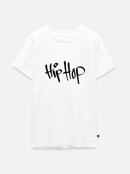 Hip Hop - Teenager Premium Bio T-Shirt - Weiß