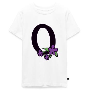 O pour Optimiste - T-shirt Premium bio Ado - blanc - Devant - AI Model Teenager Male light (155cm)