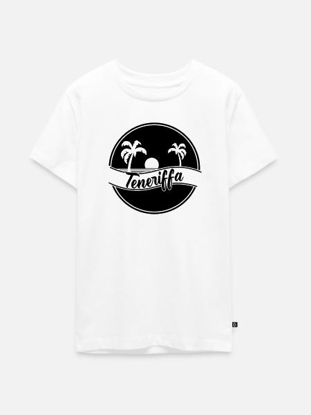 Teneriffa - Teenager Premium Bio T-Shirt - Weiß
