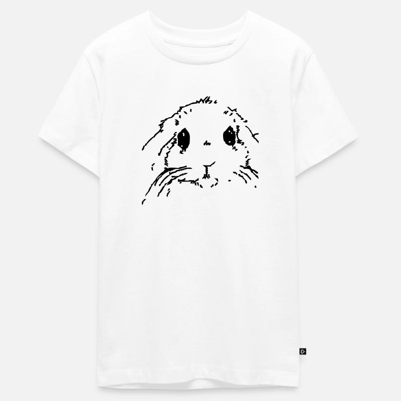 Lapin - T-shirt Premium bio Ado - blanc