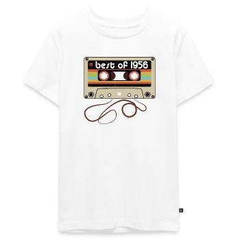 Legendärer Jahrgang 1956 - Teenager Premium Bio T-Shirt - Weiß - Vorne - AI Model Teenager Male light (155cm)