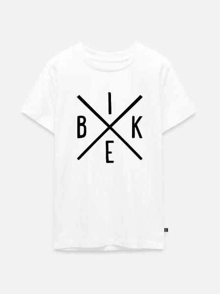 Bike - Teenager Premium Bio T-Shirt - Weiß