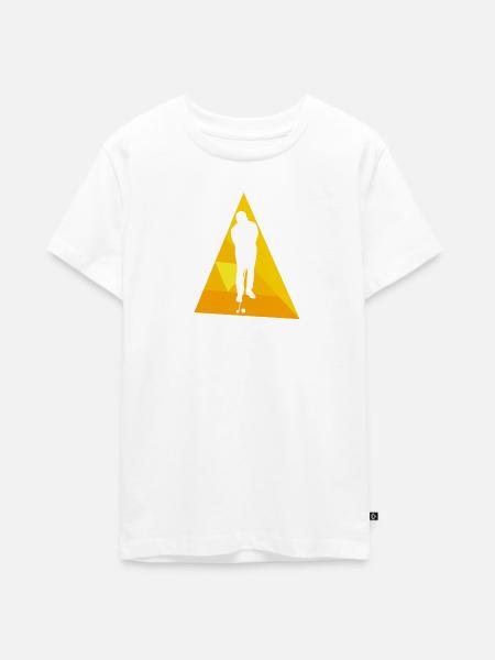 Golf Golfer Golfball Golfschläger - Teenager Premium Bio T-Shirt - Weiß