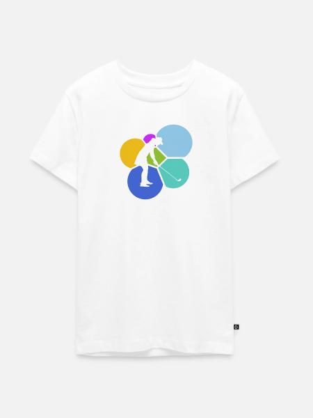 Golf Golfen Golfer Golfschläger - Teenager Premium Bio T-Shirt - Weiß