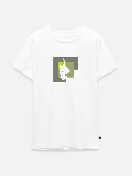 Skateboard Skateboarder sk8 Skateboarding - Teenager Premium Bio T-Shirt - Weiß