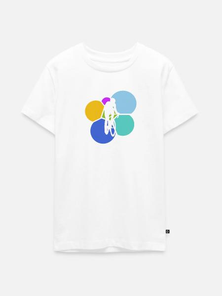 Radfoan Rad Bicycle - Teenager Premium Bio T-Shirt - Weiß