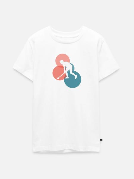 Stick Fieldhockey - Teenager Premium Bio T-Shirt - Weiß