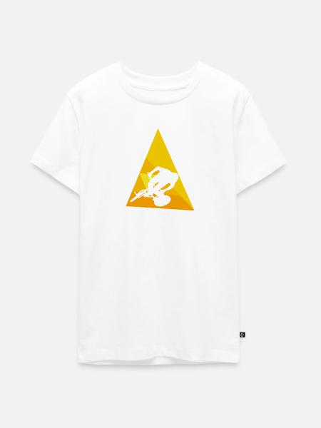 Mountainbiking Trail MTB - Teenager Premium Bio T-Shirt - Weiß