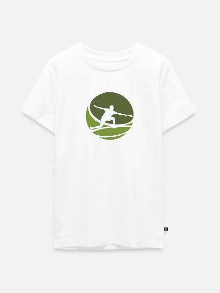 Badmintonschläger Badmintonschläger - Teenager Premium Bio T-Shirt - Weiß