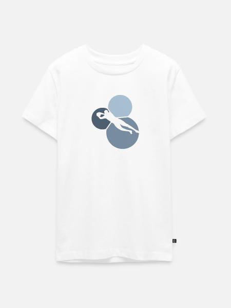 Soccer Striker - Teenager Premium Bio T-Shirt - Weiß