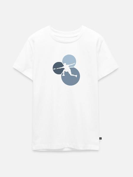 Clear Drop - Teenager Premium Bio T-Shirt - Weiß