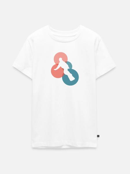 Snowboarder Snowboarder Snowboard - Teenager Premium Bio T-Shirt - Weiß