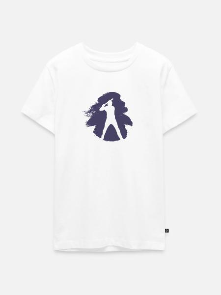 Baseball Baseballer Baseballer - Teenager Premium Bio T-Shirt - Weiß