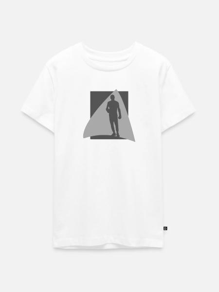 Boxer Boxkampf - Teenager Premium Bio T-Shirt - Weiß