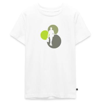 Banking Businessman Banks - Teenager Premium Organic T-Shirt - white - Front - AI Model Teenager Male light (155cm)