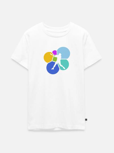 Pitcher Softball Baseball - Teenager Premium Bio T-Shirt - Weiß