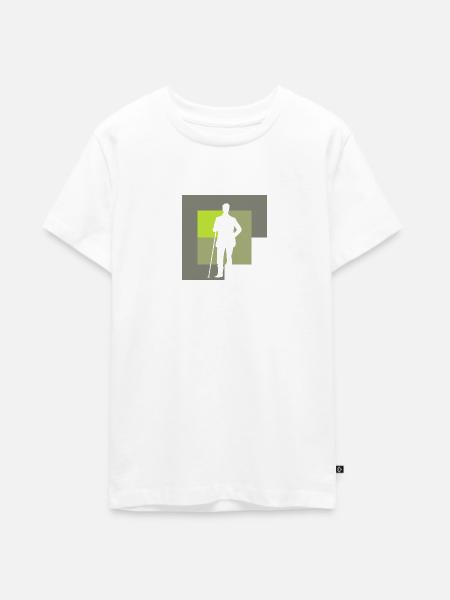 Billardkugel Billardkugel Billardkugel - Teenager Premium Bio T-Shirt - Weiß