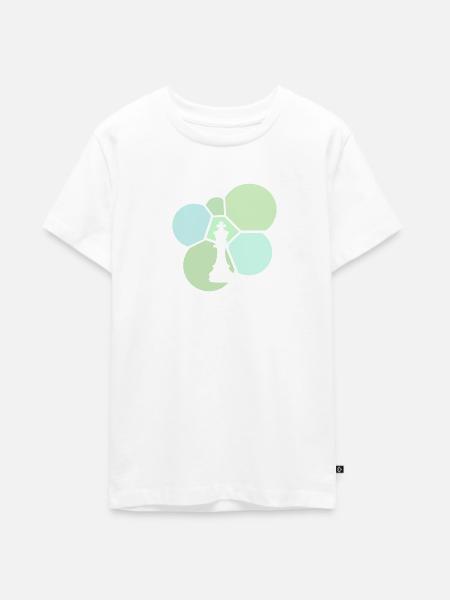 Schachmatt Schachspieler Schachbrett - Teenager Premium Bio T-Shirt - Weiß