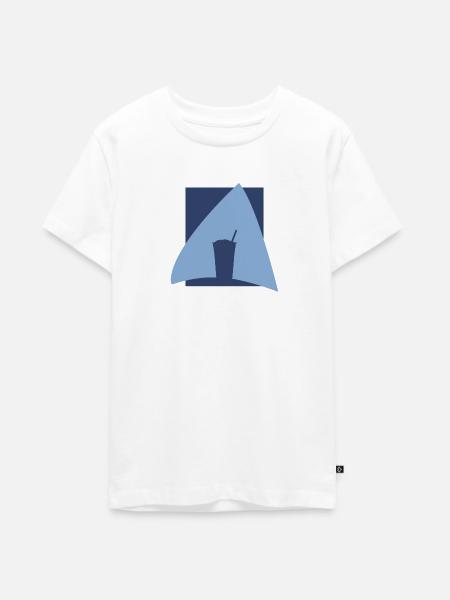 Boba Bubble Tea Bubble Bubble - Teenager Premium Bio T-Shirt - Weiß