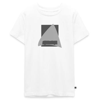 Busfahren Fahrer Öffentliche Verkehrsmittel - Teenager Premium Bio T-Shirt - Weiß - Vorne - AI Model Teenager Male light (155cm)