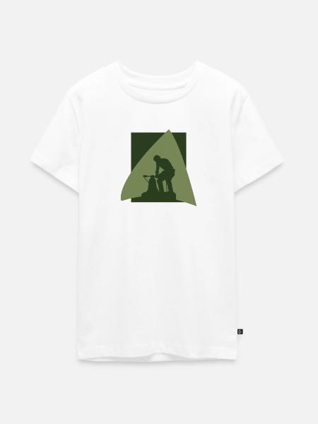 Schmieden Schmiede Schmieden - Teenager Premium Bio T-Shirt - Weiß
