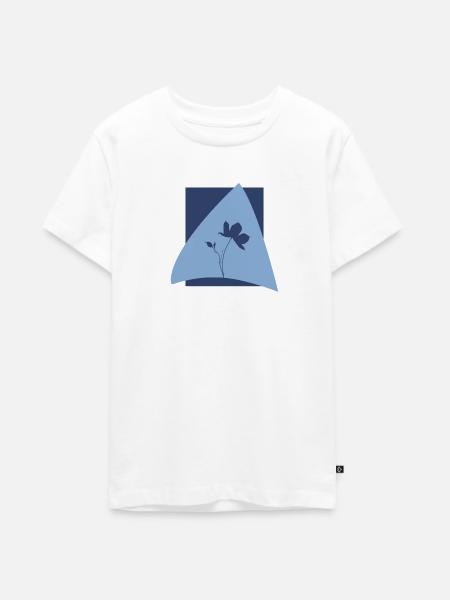 Blume Botanik Botanisch - Teenager Premium Bio T-Shirt - Weiß